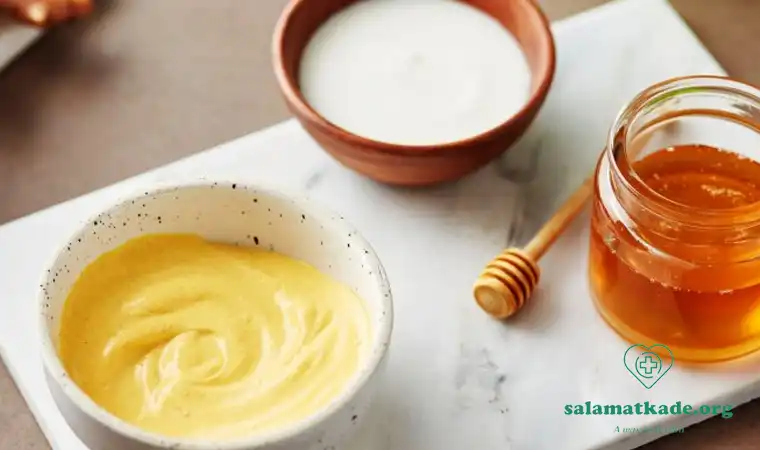 ماسک شیر و عسل یک معجون برای چاقی صورت 