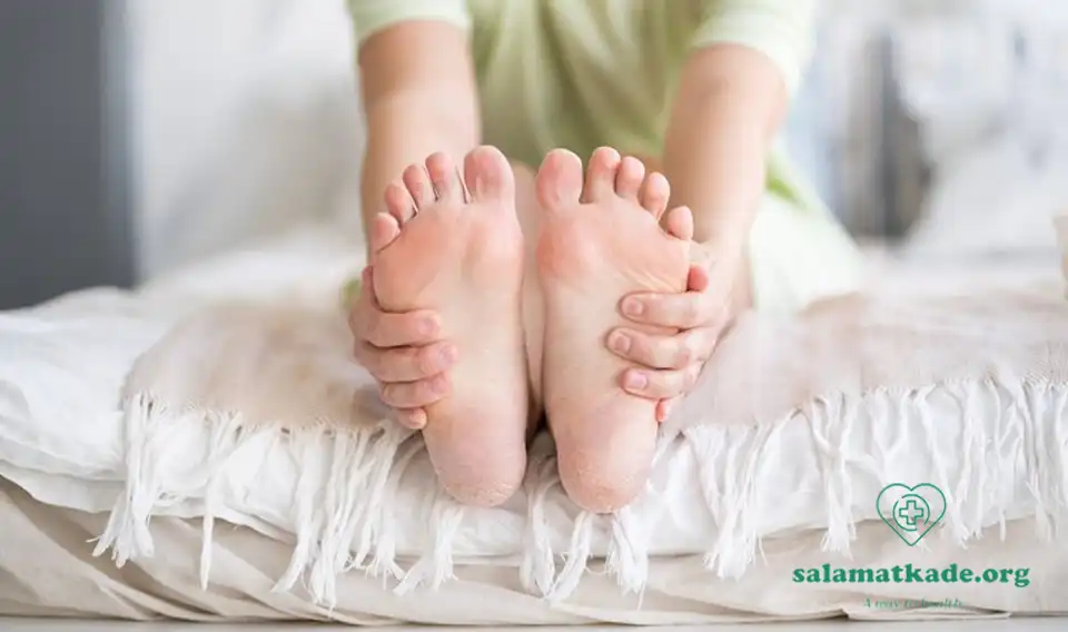 علت داغی کف پا در طب سنتی