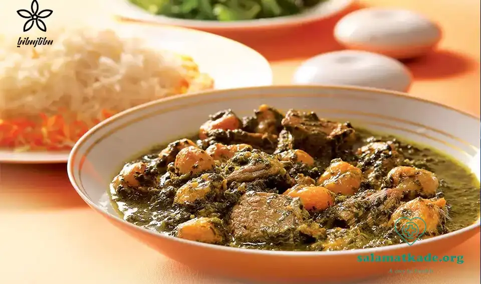 بهترین سحری از نظر طب سنتی خورش آلو اسفناج