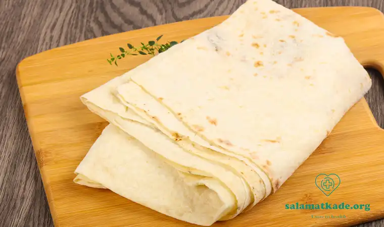 نان لواش از انواع نان های ایرانی