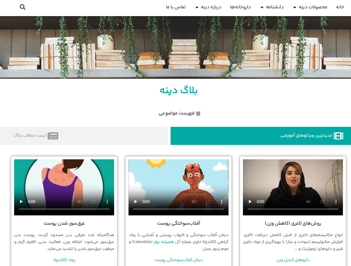 بلاگ دینه