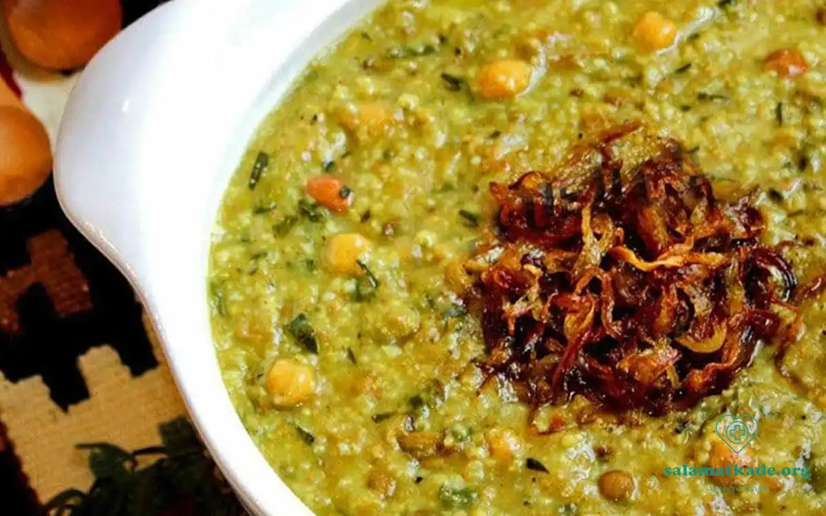 طرز تهیه آش شله قلمکار