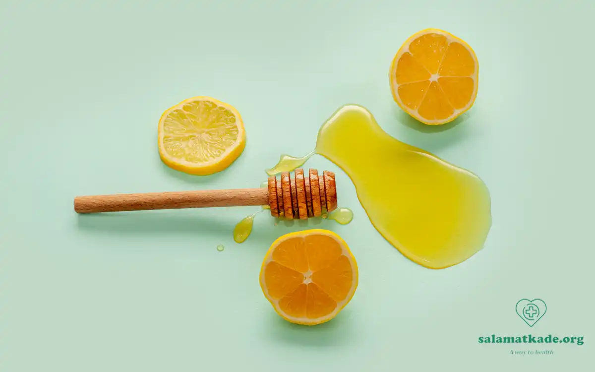 عسل و لیمو برای درمان ترک پا