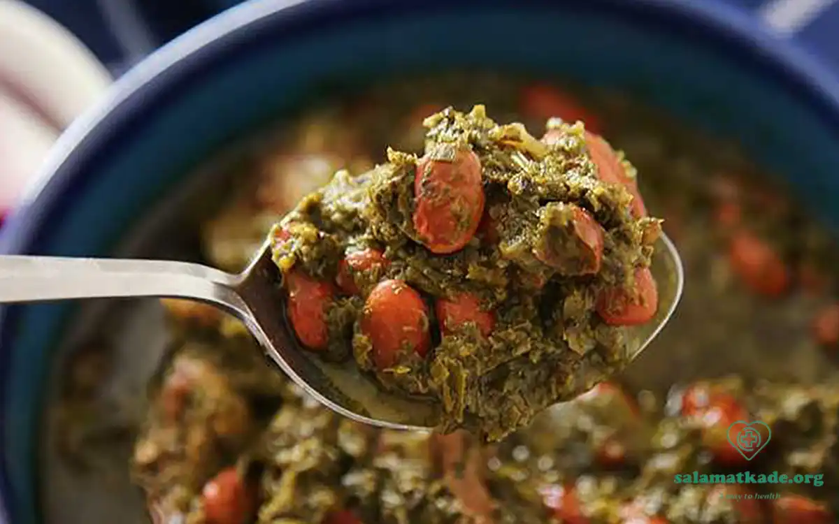 طرز تهیه آبگوشت قورمه سبزی همدان