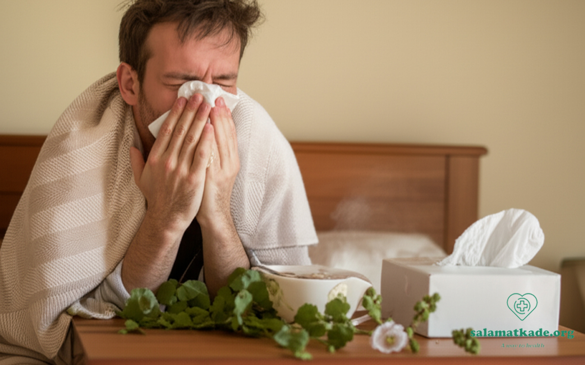 نحوه مصرف گل ختمی برای سرفه