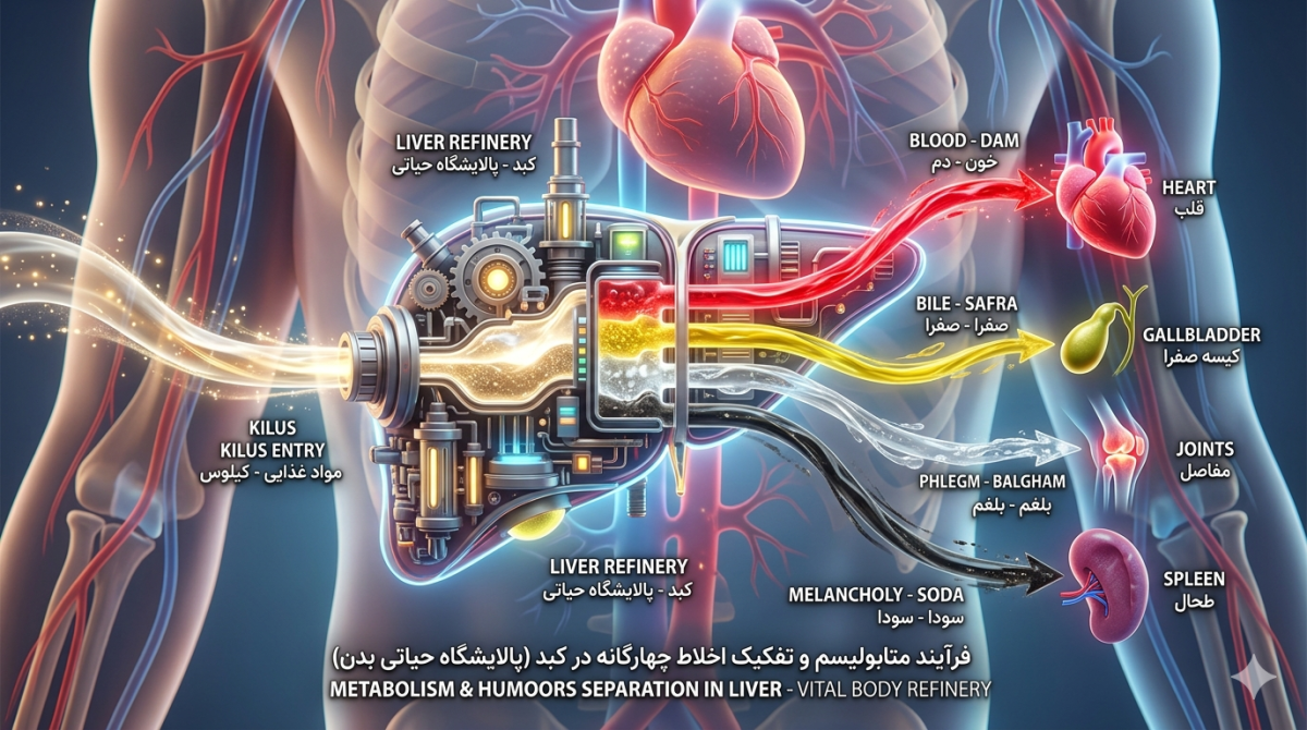 اخلاط چهارگانه در طب سنتی